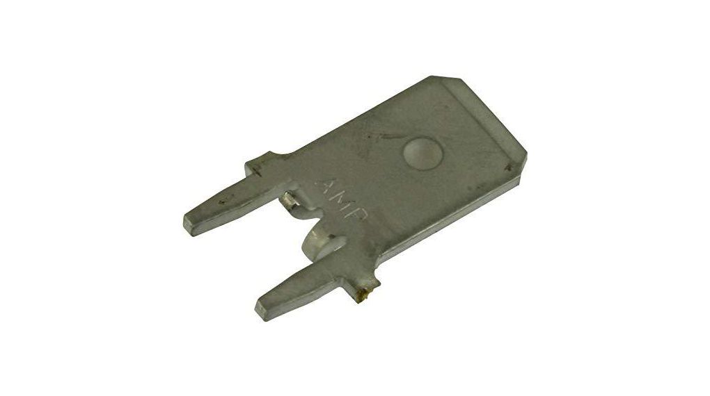 Leiterplattenflachstecker, Stecker, Nicht isoliert, Pins - 2, Raster - 5.08mm, Packung à 100 Stück